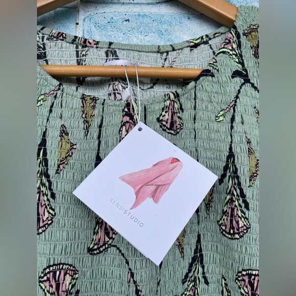 SENSI STUDIO  ELASTICIZED BODICE MAXI DRESS XL - Picture 7 of 14